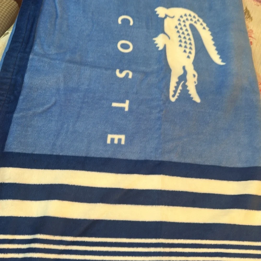 Lacoste set of two beach towels